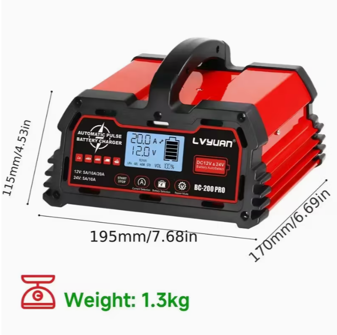 Cargador de batería 20A